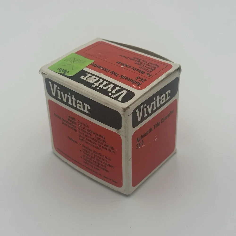 Vivitar Automatic Tele Converter MC 2X-5 Lens for Minolta SR Series Camera